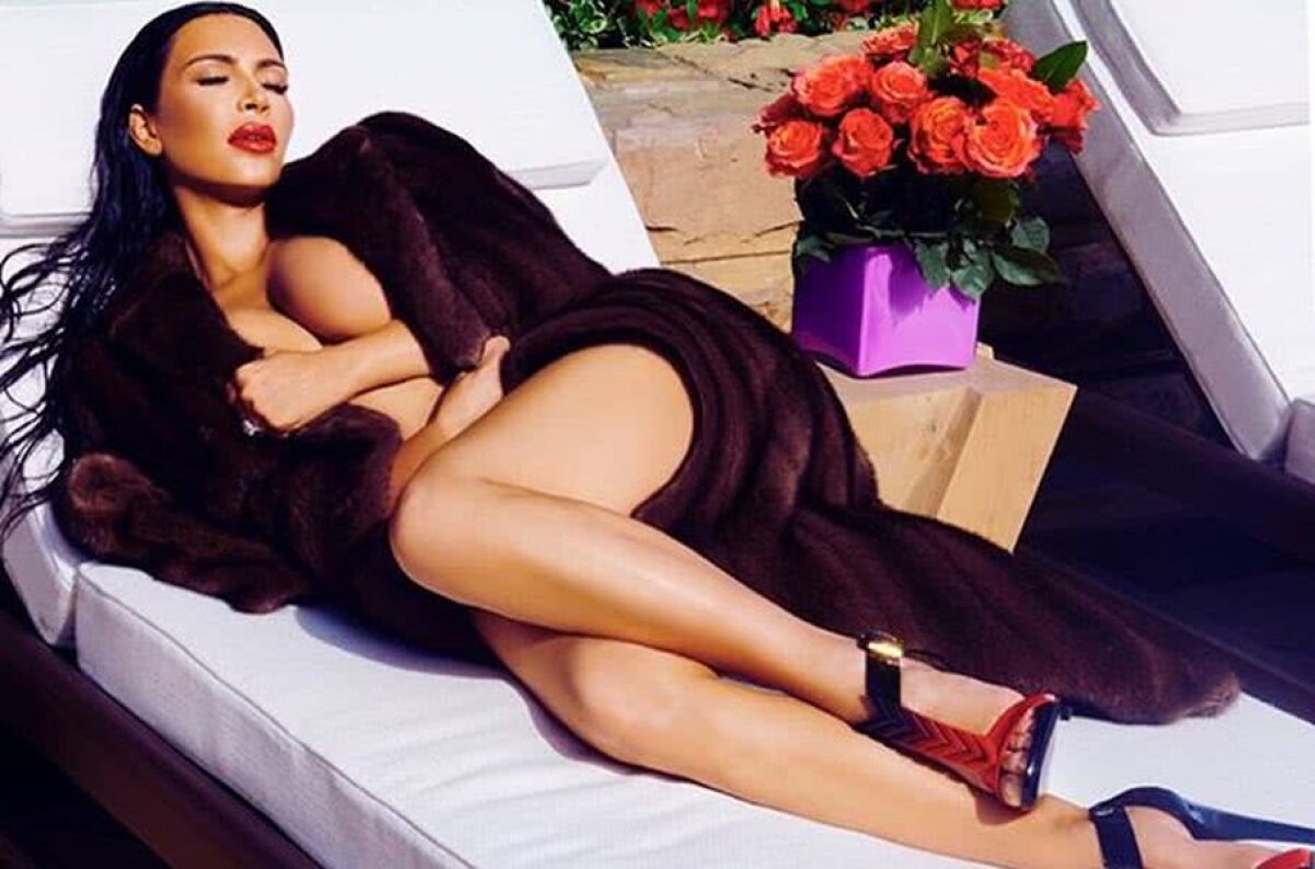 FOTO INCENDIAR Kim Kardashian a pozat nud, iar poza ei a stârnit noi controverse