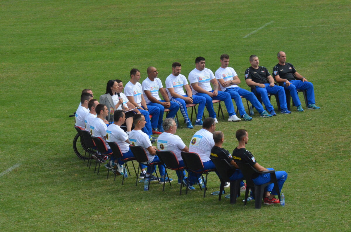 GALERIE FOTO Mișcător! Cele mai mici campioane ale Stelei, gimnaste de 8-9 ani, i-au încurajat pe sportivii Invictus, răniți în teatrele de operațiune