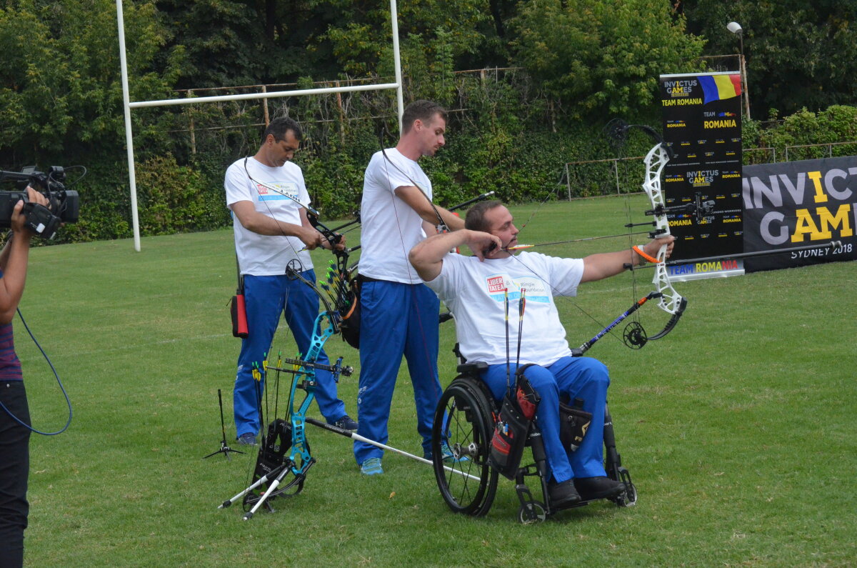 GALERIE FOTO Mișcător! Cele mai mici campioane ale Stelei, gimnaste de 8-9 ani, i-au încurajat pe sportivii Invictus, răniți în teatrele de operațiune