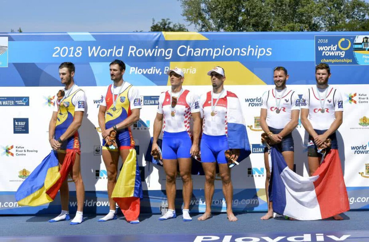 VIDEO Corespondență din Bulgaria » România e campioana Mondială la canotaj! Aur pentru Lehaci-Cozmiuc și Beleagă + argint pentru Tudosă și Cozmiuc