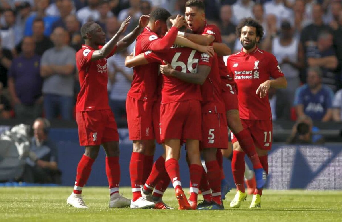 TOTTENHAM - LIVERPOOL 1-2 // Încă o demonstrație de forță a lui Liverpool » "Cormoranii" se impun în derby-ul etapei cu Tottenham și au un bilanț perfect după primele 5 etape