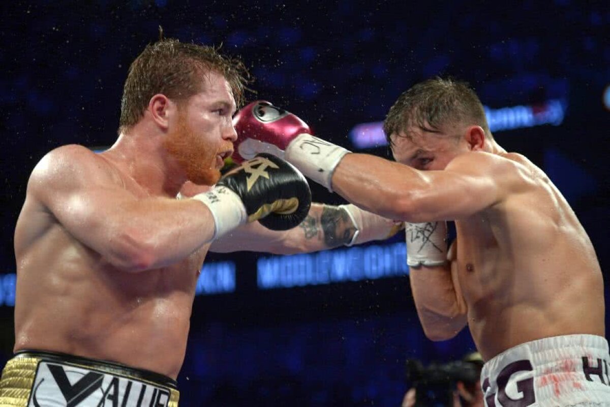 FOTO + VIDEO Saul "Canelo" Alvarez este noul rege al boxului! S-a impus la puncte în supermeciul cu Golovkin