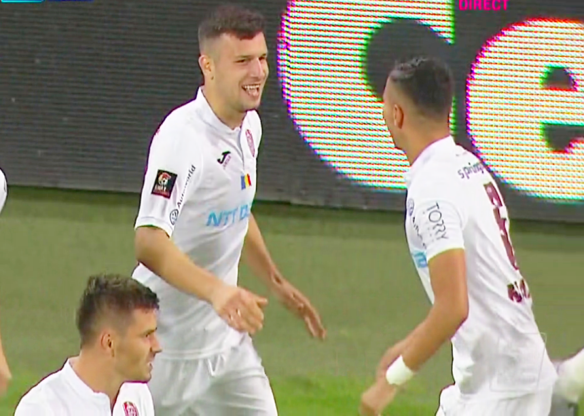 CFR Cluj - FCSB 1-1 // FOTO Țucudean a marcat după o fază la limita ofsaidului! Verdicul specialistului 