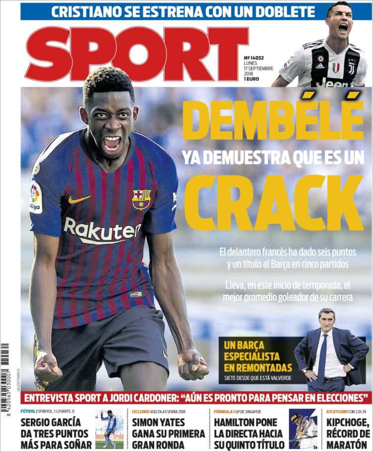 Ce scriu azi ziarele de sport din lume (17 septembrie 2018)