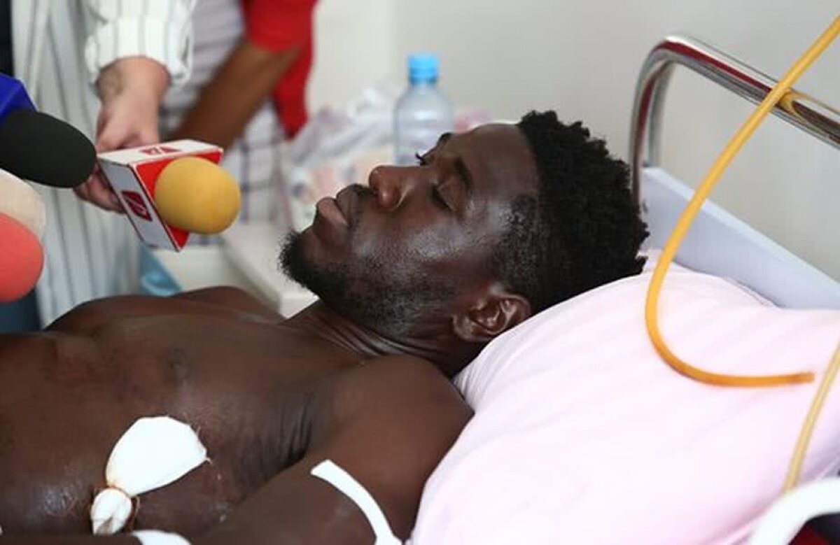 FOTO Imagini EXCLUSIVE din salonul în care este internat John McClain, unul dintre baschetbaliștii înjunghiați: "Bodyguarzii nu ne-au luat nicio clipă apărarea!"