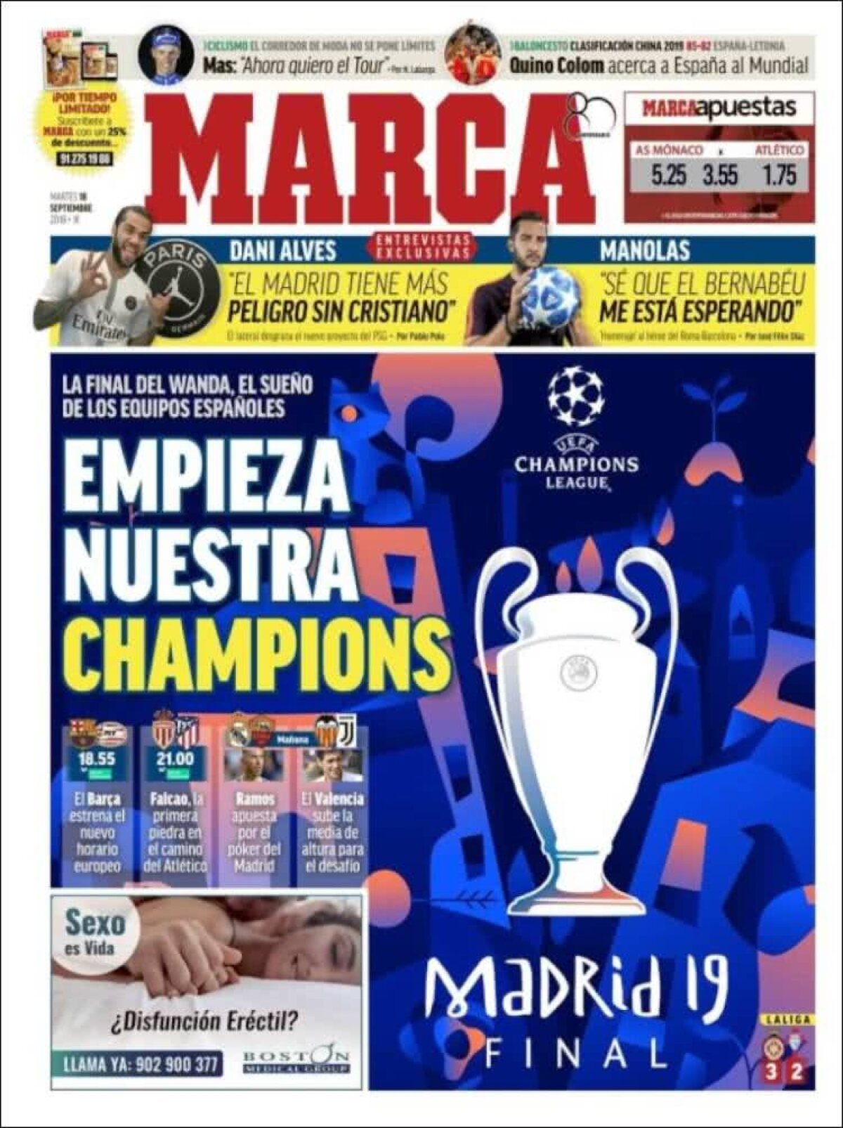 Ce scriu azi ziarele de sport din lume (18 septembrie 2018)