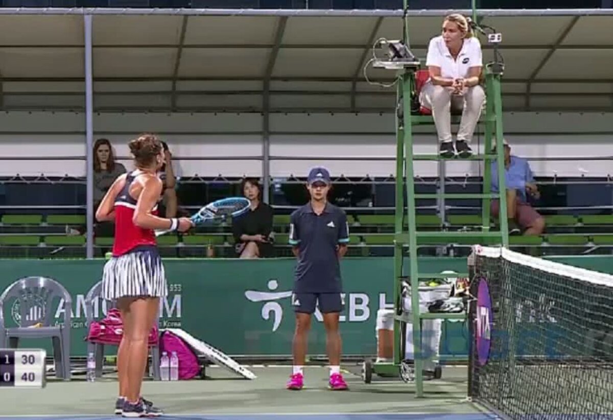 Irina Begu s-a certat cu arbitrul de scaun: "Du-te la Sharapova și Azarenka și o să vezi că e la fel!"