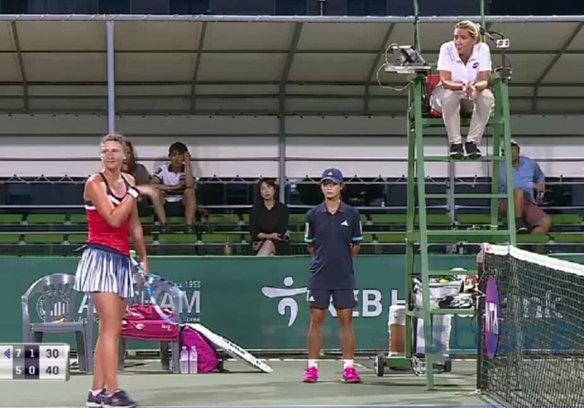 Irina Begu s-a certat cu arbitrul de scaun: "Du-te la Sharapova și Azarenka și o să vezi că e la fel!"