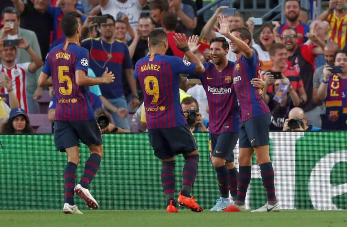 Liga Campionilor // GALERIE FOTO  Seară stelară la debutul UCL! "1 solist" la Barca, Inter și Liverpool » Galata și Steaua Roșie, ca în vremurile bune