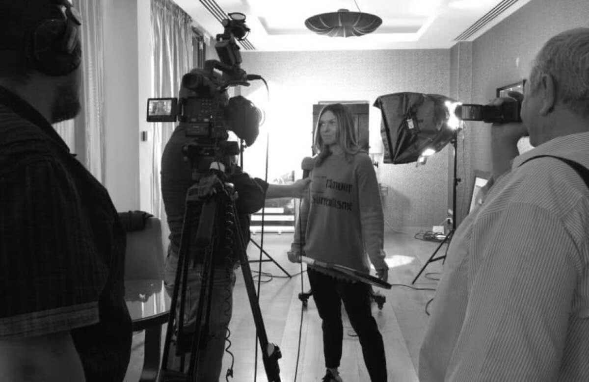 FOTO Pictorial inedit cu Simona Halep » Ședință foto cu o tehnică veche de 100 de ani