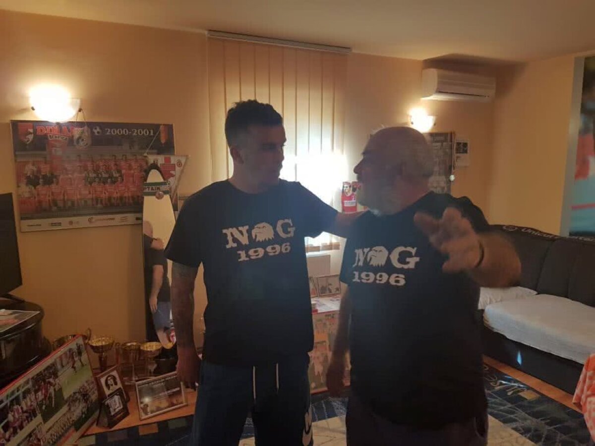 Gest disperat al ultrașilor! Adevăratul motiv pentru care Nistor a apărut azi la mormântul lui Hîldan