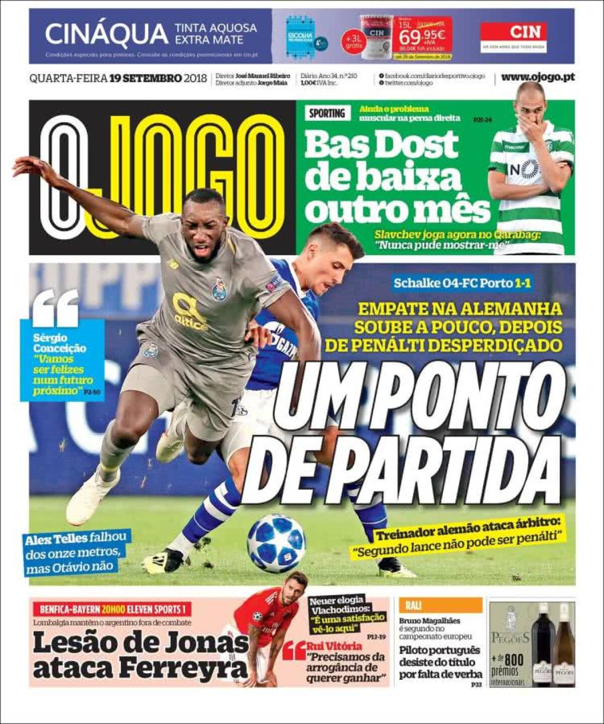 Ce scriu azi ziarele de sport din lume (20 septembrie 2018)