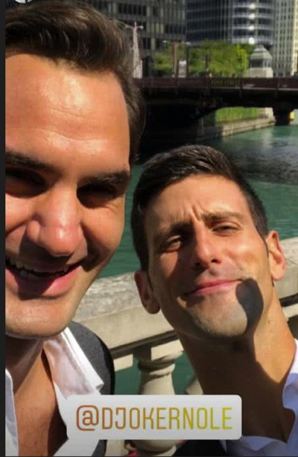 FOTO Rachete la Chicago » Spectacolul e asigurat! Pentru prima dată, îi vom vedea de aceeași parte a fileului pe Federer și Djokovic