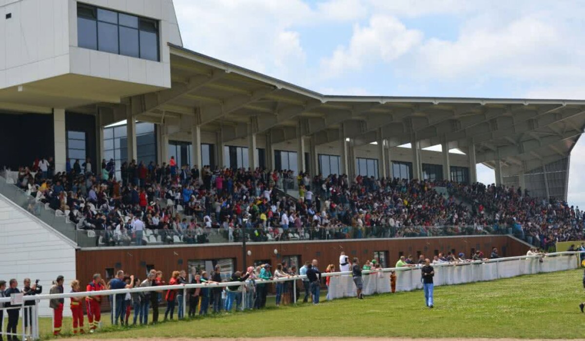 Cai pur sânge arab și englez se întrec pe Hipodromul Ploiești