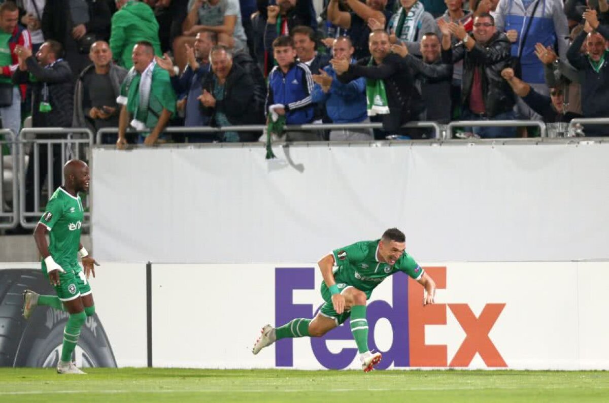 LUDOGOREȚ - LEVERKUSEN 2-3 // FOTO Claudiu Keșeru e de neoprit! Gol superb din lovitură liberă marcat în Europa League, dar Ludogoreț a pierdut: "Nu ne așteptam să fie o echipă așa solidă"