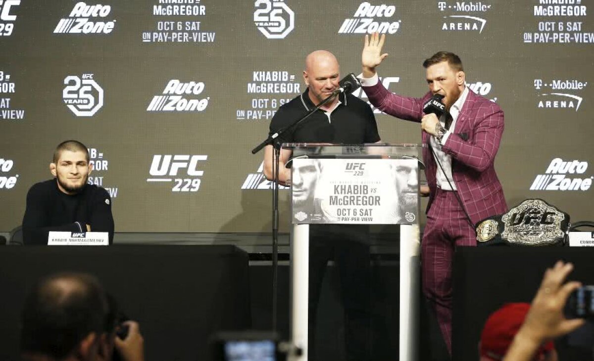 VIDEO + FOTO HAOS total! Conor McGregor a depășit limita înaintea celei mai mari lupte din istoria UFC: "Dacă ai fi coborât, acum ai fi fost mort, iar eu aș fi fost într-o celulă, la închisoare"