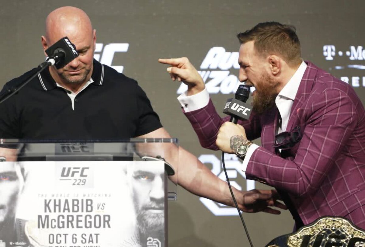 VIDEO + FOTO HAOS total! Conor McGregor a depășit limita înaintea celei mai mari lupte din istoria UFC: "Dacă ai fi coborât, acum ai fi fost mort, iar eu aș fi fost într-o celulă, la închisoare"