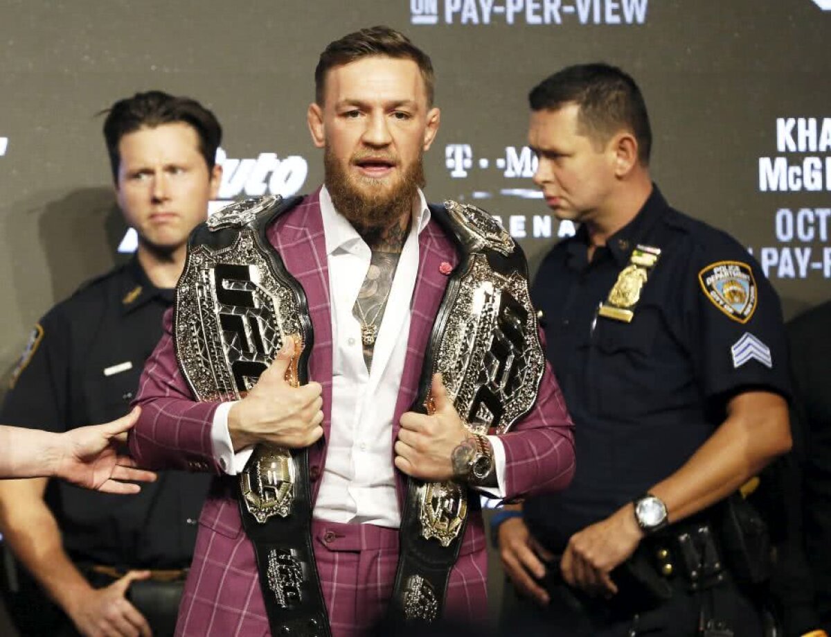 VIDEO + FOTO HAOS total! Conor McGregor a depășit limita înaintea celei mai mari lupte din istoria UFC: "Dacă ai fi coborât, acum ai fi fost mort, iar eu aș fi fost într-o celulă, la închisoare"