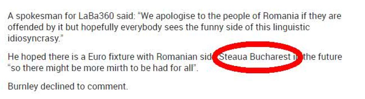 REMEMBER // Titlu anului în The Sun: "Henț! Nu mergeți cu noile tricouri în România!" :D » Așteaptă un meci cu FCSB: "Să fie și mai amuzant"