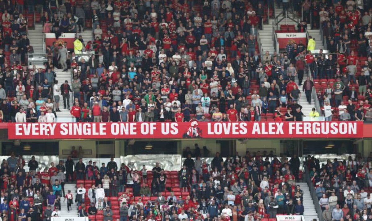 FOTO Sir Alex Ferguson, prima oară pe Old Trafford după ce a fost operat de hemoragie cerebrală