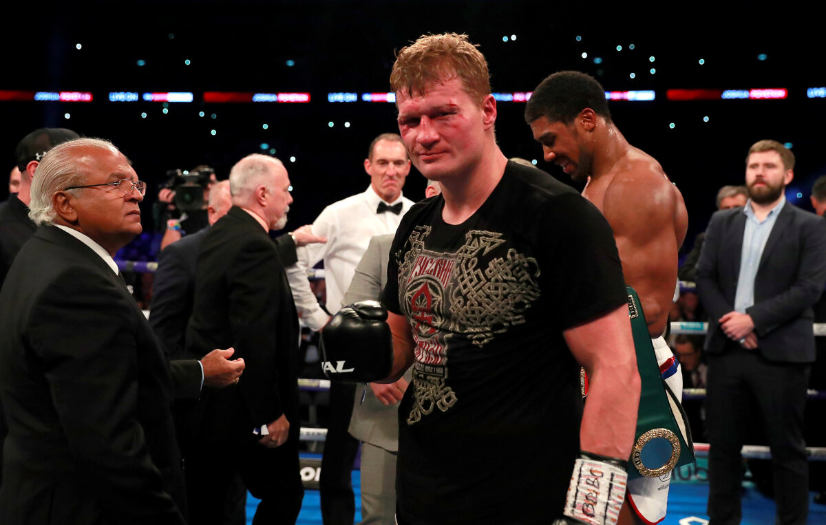 GALERIE FOTO Anthony Joshua, greul suprem » KO nimicitor contra lui Povetkin și palmaresul capătă proporții colosale