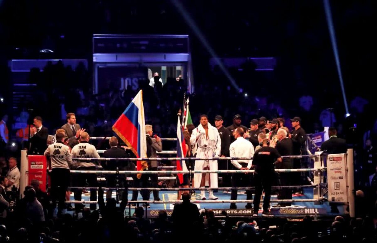 GALERIE FOTO Anthony Joshua, greul suprem » KO nimicitor contra lui Povetkin și palmaresul capătă proporții colosale