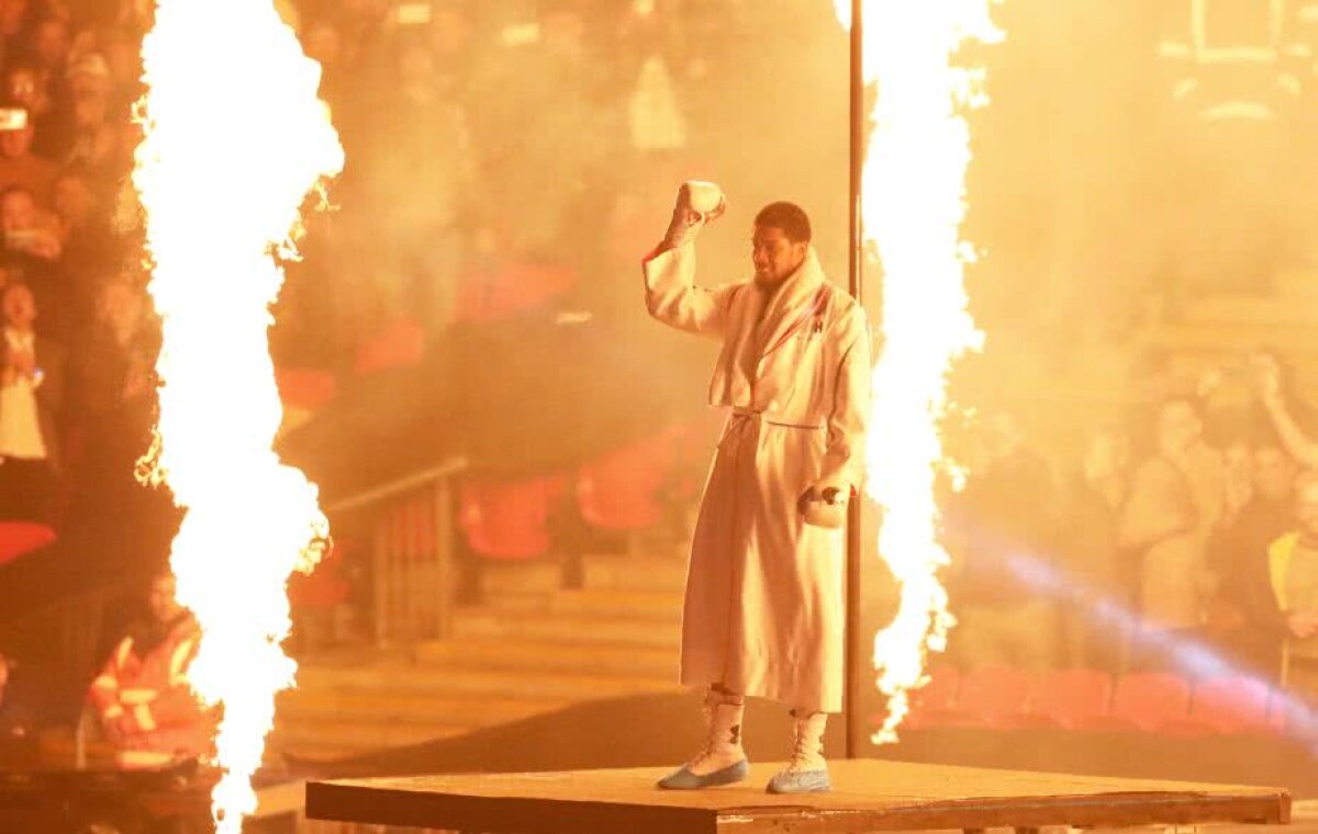 GALERIE FOTO Anthony Joshua, greul suprem » KO nimicitor contra lui Povetkin și palmaresul capătă proporții colosale