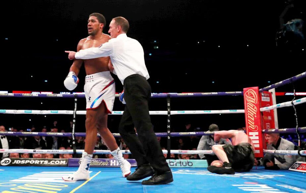 GALERIE FOTO Anthony Joshua, greul suprem » KO nimicitor contra lui Povetkin și palmaresul capătă proporții colosale