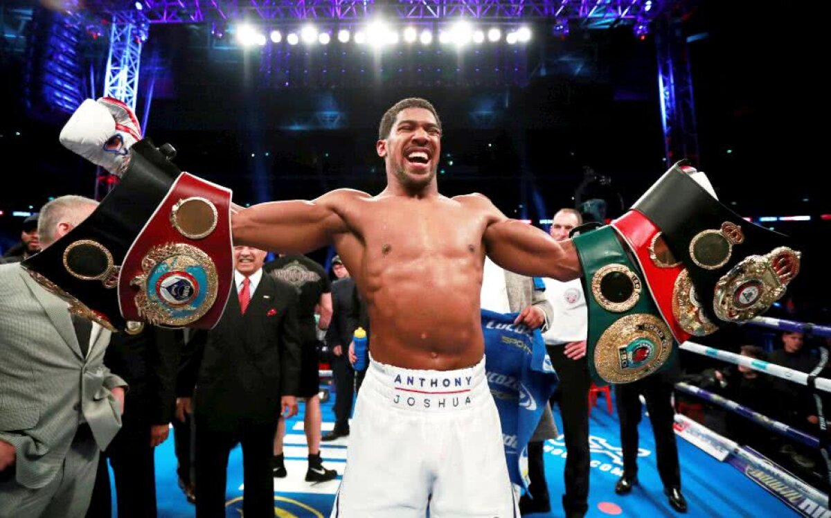 GALERIE FOTO Anthony Joshua, greul suprem » KO nimicitor contra lui Povetkin și palmaresul capătă proporții colosale