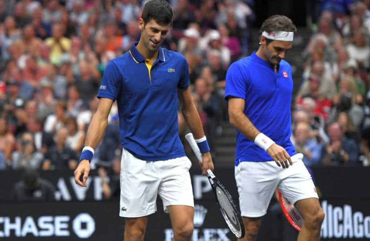 LAVER CUP // GALERIE FOTO Roger Federer și Novak Djokovic, învinși la primul meci împreună! Moment amuzant cu cei doi: "I-am cerut imediat scuze"