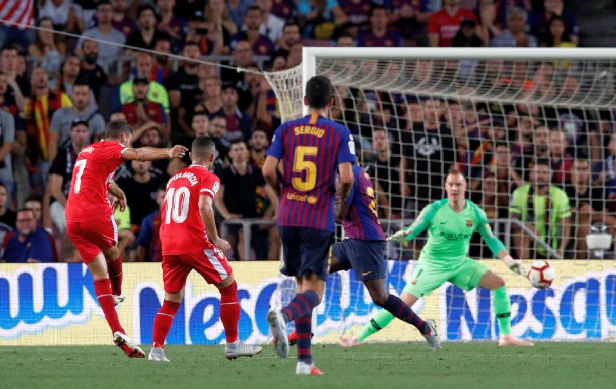 BARCELONA - GIRONA 2-2 // FOTO + VIDEO Surpriză imensă pe Camp Nou! Barcelona s-a încurcat într-un meci în care a jucat în inferioritate peste 50 de minute