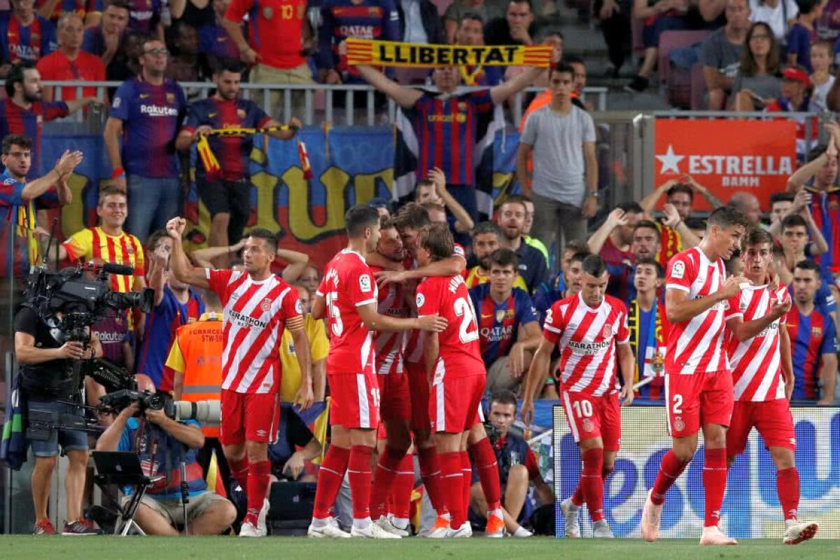 BARCELONA - GIRONA 2-2 // FOTO + VIDEO Surpriză imensă pe Camp Nou! Barcelona s-a încurcat într-un meci în care a jucat în inferioritate peste 50 de minute