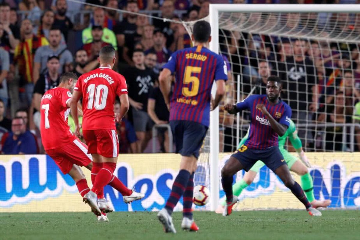 BARCELONA - GIRONA 2-2 // FOTO + VIDEO Surpriză imensă pe Camp Nou! Barcelona s-a încurcat într-un meci în care a jucat în inferioritate peste 50 de minute