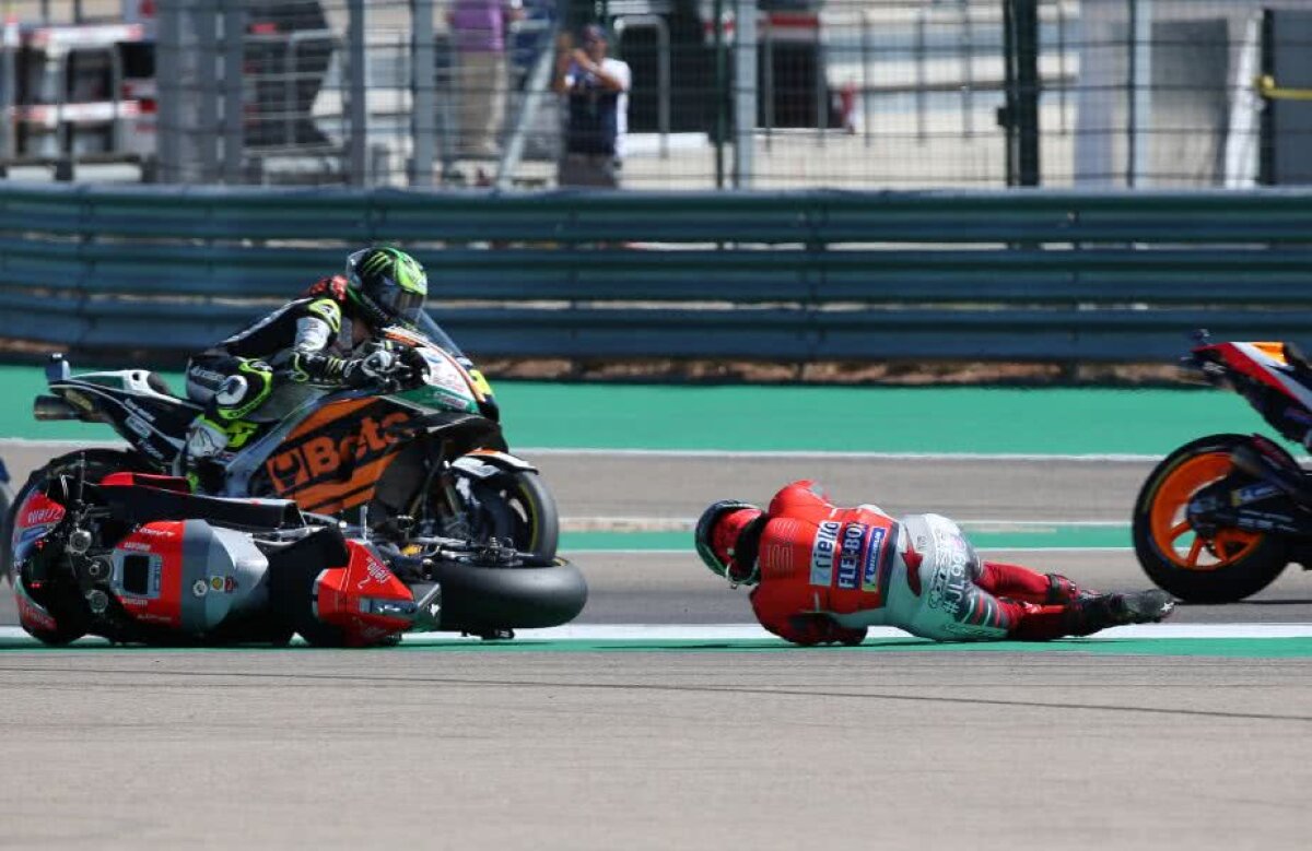 VIDEO + FOTO Acuze și amenințări la MotoGP » Jorge Lorenzo: "Marquez mi-a distrus piciorul și m-a scos din joc pentru etapa următoare! Aștept să-mi ceară scuze, altfel mă simt obligat să reacționez și eu"