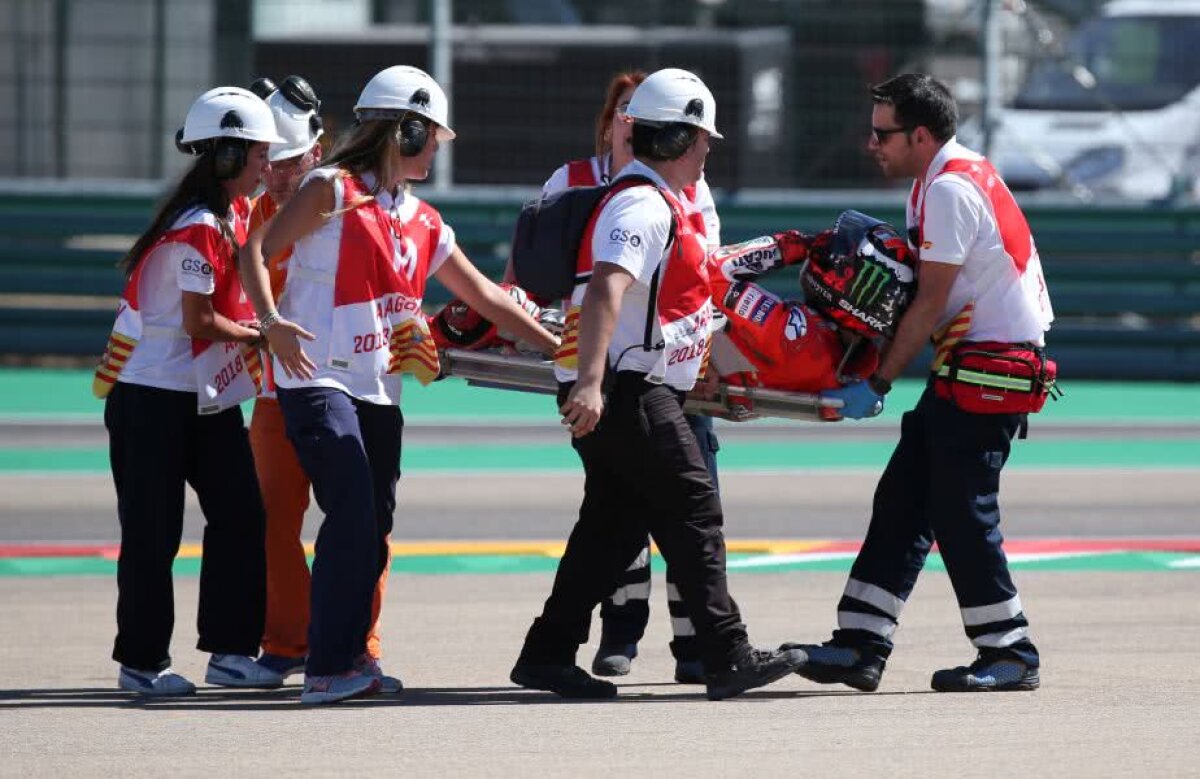 VIDEO + FOTO Acuze și amenințări la MotoGP » Jorge Lorenzo: "Marquez mi-a distrus piciorul și m-a scos din joc pentru etapa următoare! Aștept să-mi ceară scuze, altfel mă simt obligat să reacționez și eu"