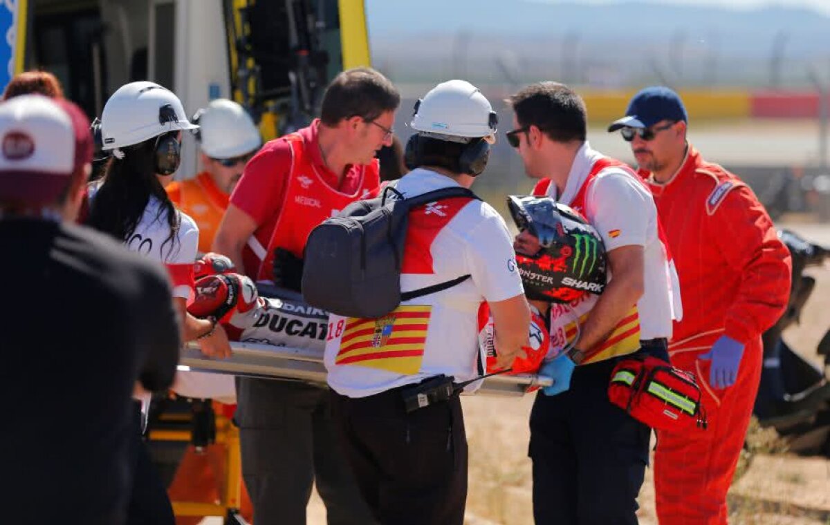 VIDEO + FOTO Acuze și amenințări la MotoGP » Jorge Lorenzo: "Marquez mi-a distrus piciorul și m-a scos din joc pentru etapa următoare! Aștept să-mi ceară scuze, altfel mă simt obligat să reacționez și eu"