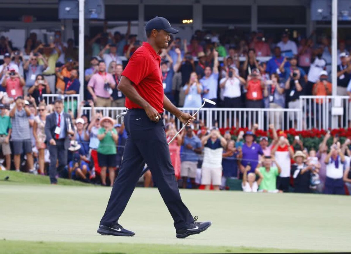 FOTO Tiger Woods, în lacrimi după primul turneu câștigat în ultimii 5 ani: "A fost greu să nu plâng după ultima gaură"