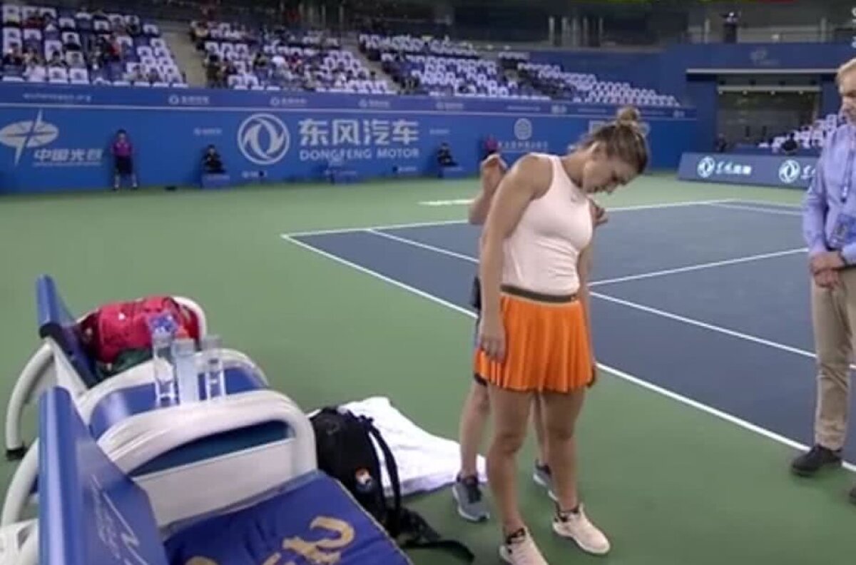 SIMONA HALEP - DOMINIKA CIBULKOVA // VIDEO Unde ești, Simona?! Halep părăsește al doilea turneu consecutiv după primul meci! De nerecunoscut și la Wuhan