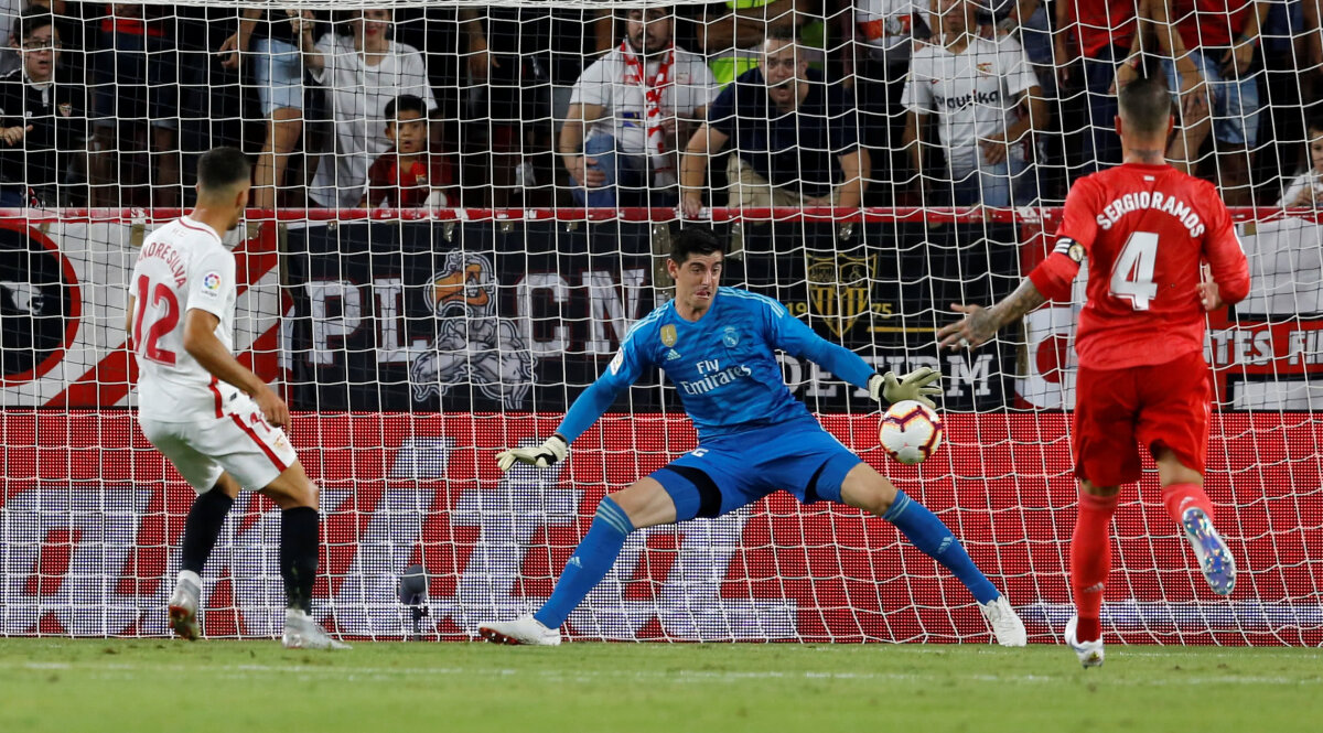 GALERIE FOTO Real Madrid, umilită pe Ramón Sánchez Pizjuán » Courtois, cel mai bun om al campioanei Europei