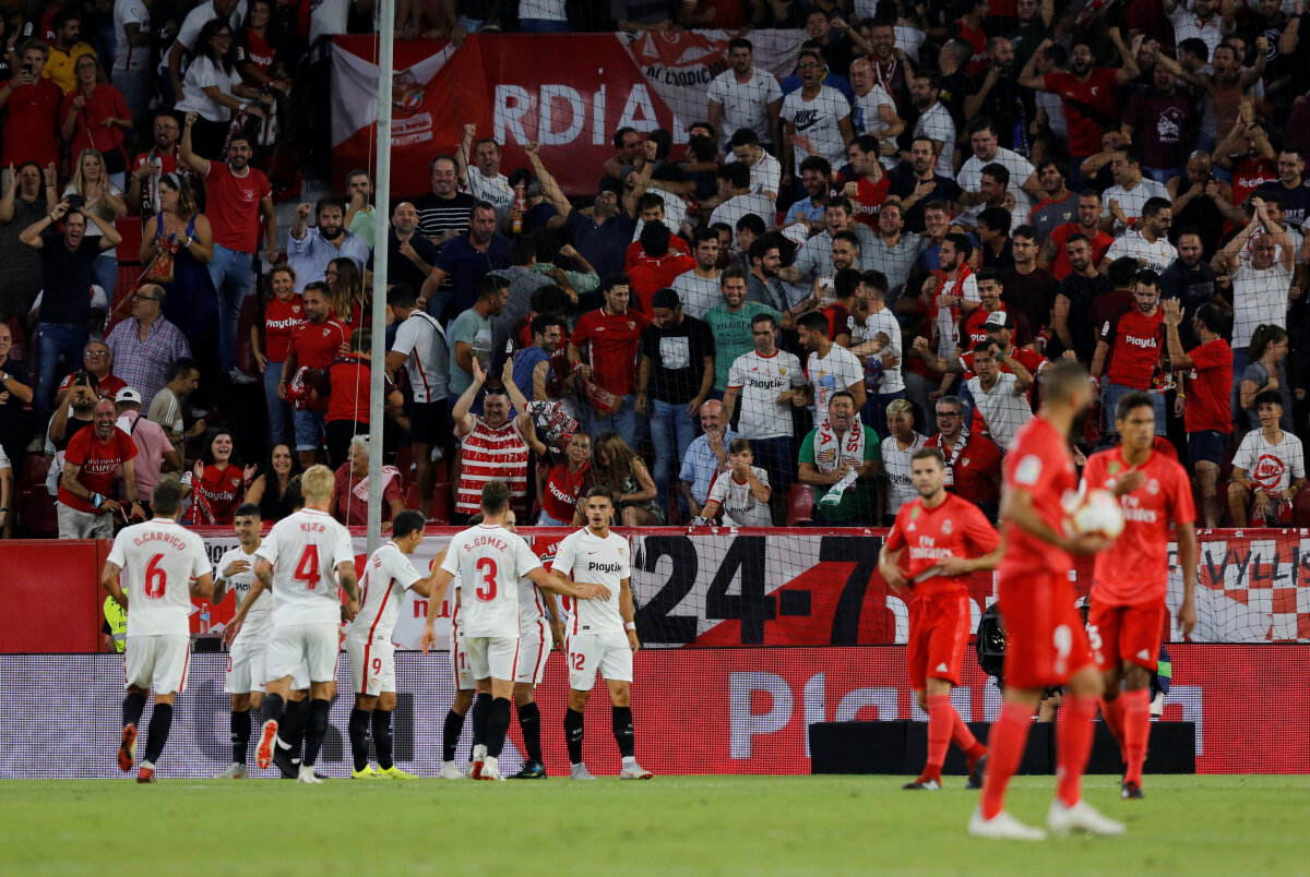 GALERIE FOTO Real Madrid, umilită pe Ramón Sánchez Pizjuán » Courtois, cel mai bun om al campioanei Europei