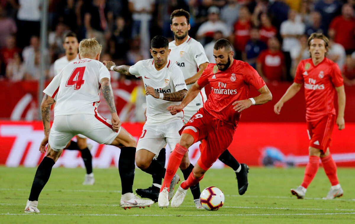 GALERIE FOTO Real Madrid, umilită pe Ramón Sánchez Pizjuán » Courtois, cel mai bun om al campioanei Europei