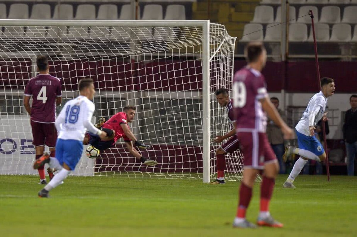 VIDEO+FOTO Rapid e eliminată din Cupă de Turnu Măgurele, echipa lui Dragnea Jr., după un joc extrem de slab, 0-2