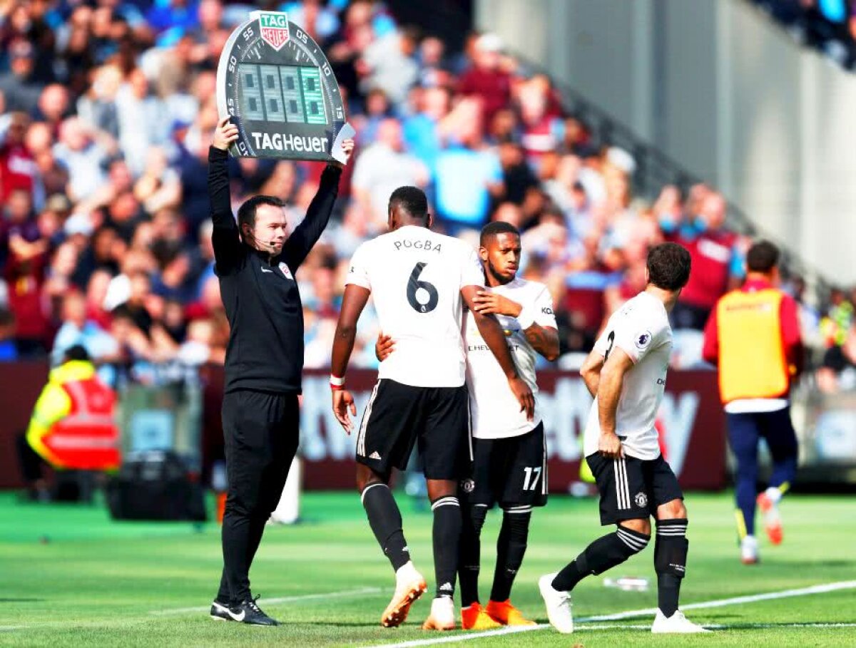 WEST HAM - MAN UNITED 3-1 // FOTO Jose Mourinho e pe marginea prăpastiei! Manchester United pierde usturător în deplasarea de la West Ham