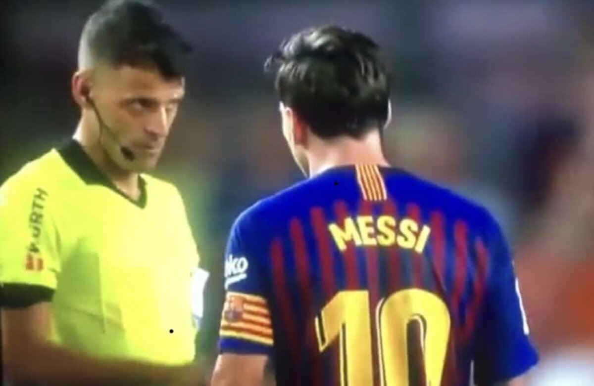 GALERIE FOTO Messi a făcut scandal după meci! Ce a scris arbitrul în raportul de joc