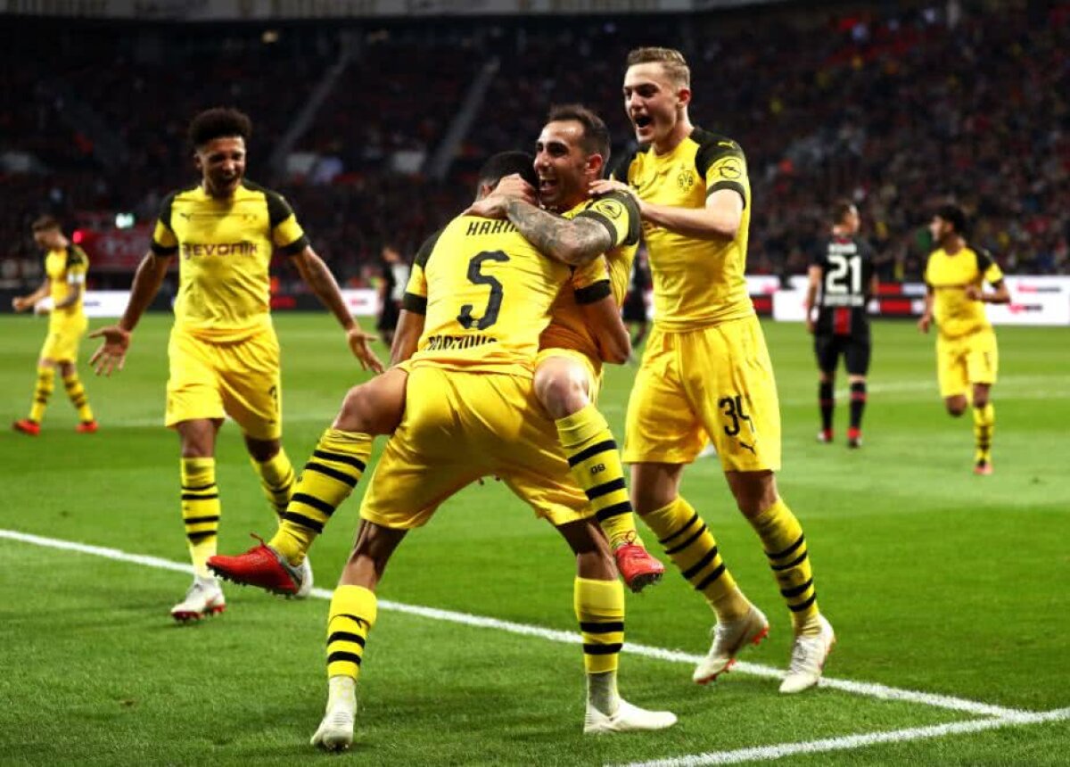 GALERIE FOTO Borussia Dortmund detronează campioana Bayern » Meci fantastic: era condusă de Leverkusen la pauză cu două goluri, apoi a intrat fostul star al Barcelonei