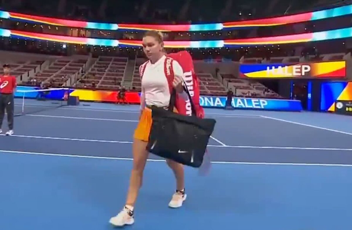 VIDEO  Simona Halep - Ons Jabeur » Simona Halep a abandonat în turul I la Beijing după ce a pierdut categoric primul set