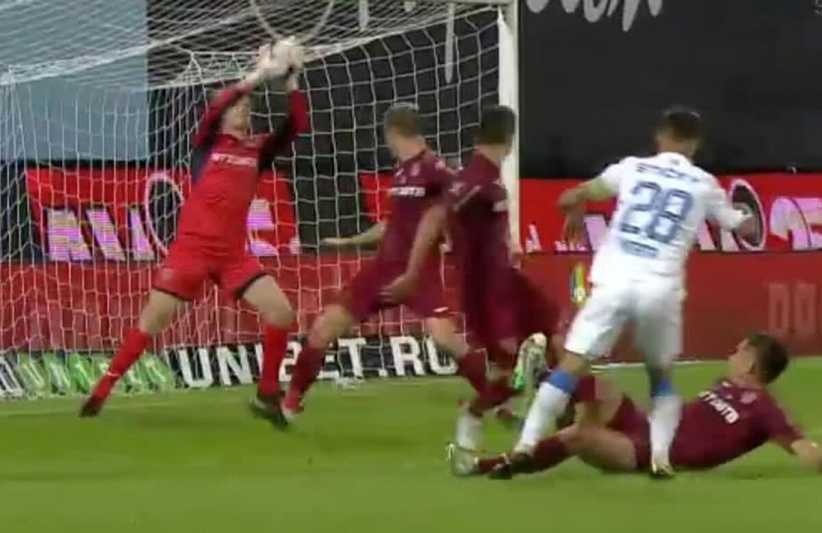 CFR - CRAIOVA // FOTO + VIDEO Arlauskis i-a scos din sărite pe craioveni în prima repriză din Gruia