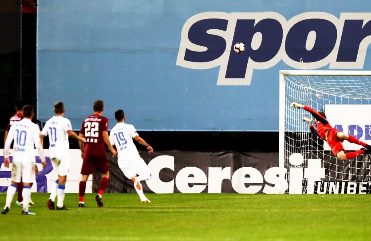 CFR - CRAIOVA // FOTO + VIDEO Arlauskis i-a scos din sărite pe craioveni în prima repriză din Gruia