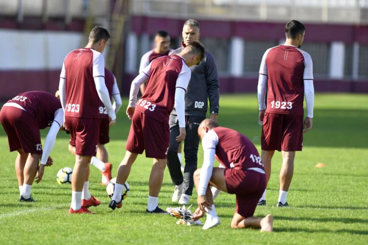 FOTO + VIDEO Daniel Pancu, primul antrenament în calitate de antrenor al Rapidului + cine și-a făcut apariția pe Giulești