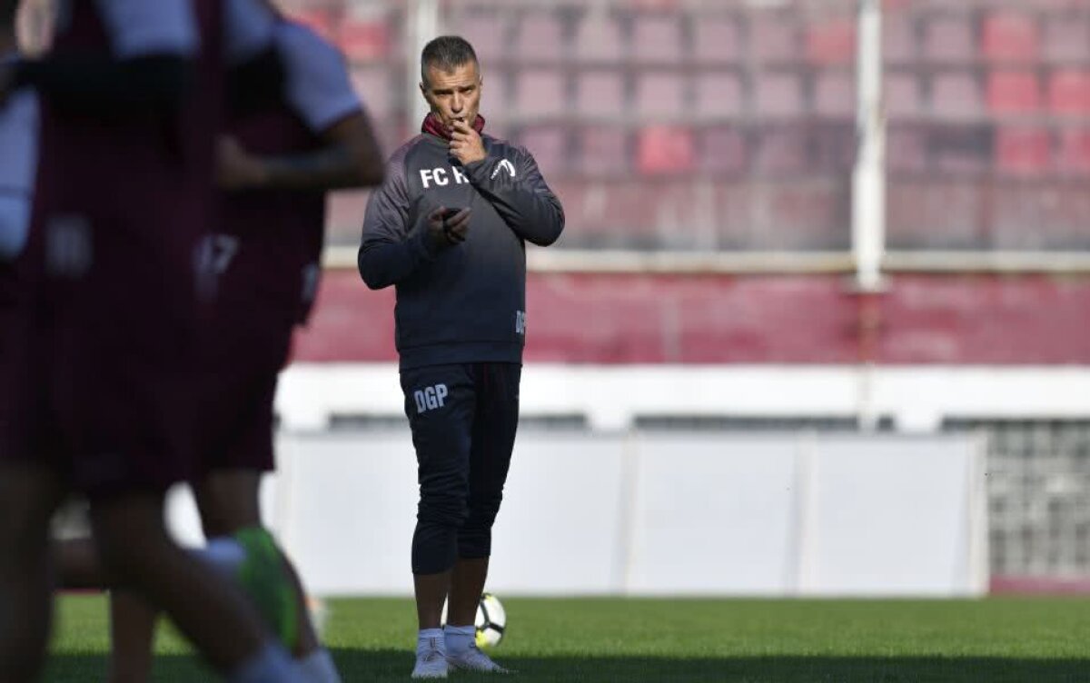 FOTO + VIDEO Daniel Pancu, primul antrenament în calitate de antrenor al Rapidului + cine și-a făcut apariția pe Giulești